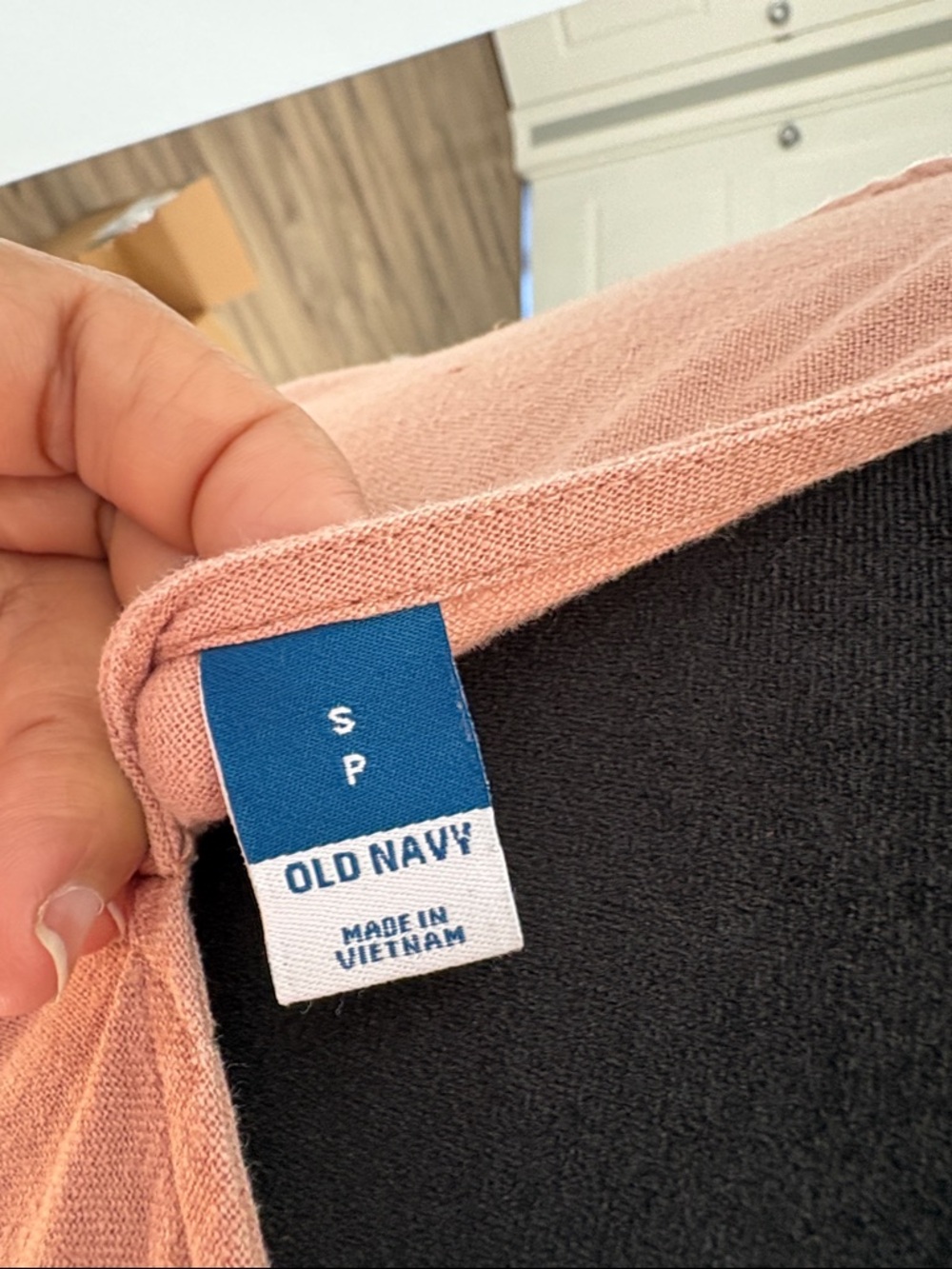 Old Navy Sleeveless V-Neck Tie-Waist Jumpsuit in Dusty Pink - Picture 2 of 8